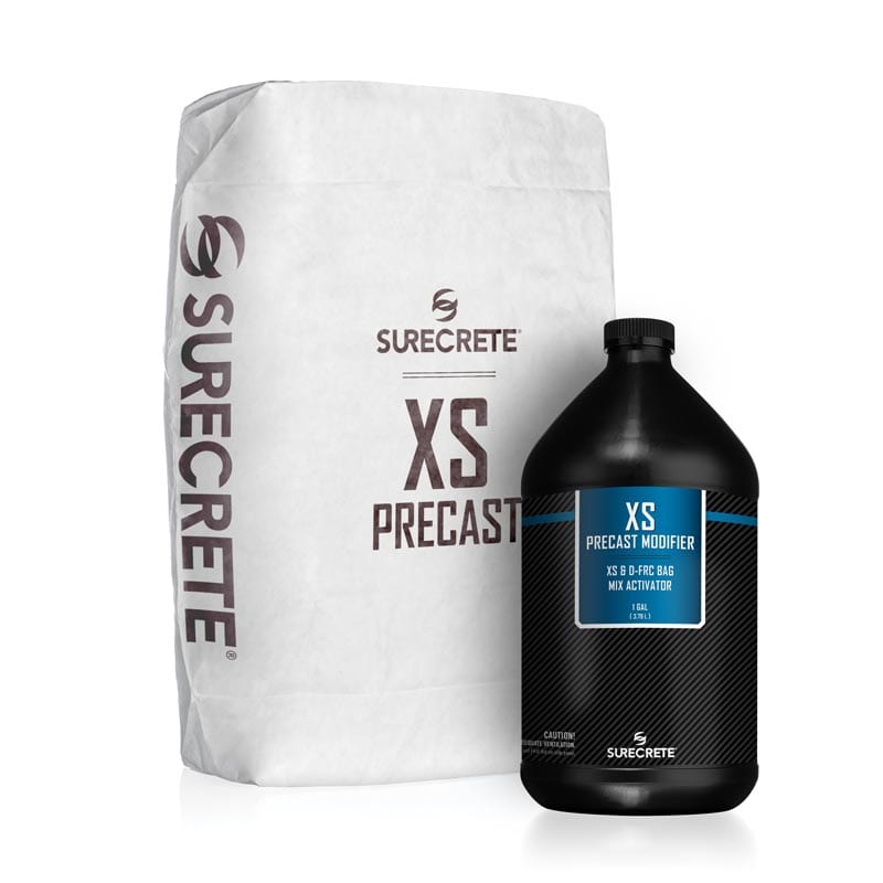XS-PreCast Cast Concrete Countertop Bag Mix Precast