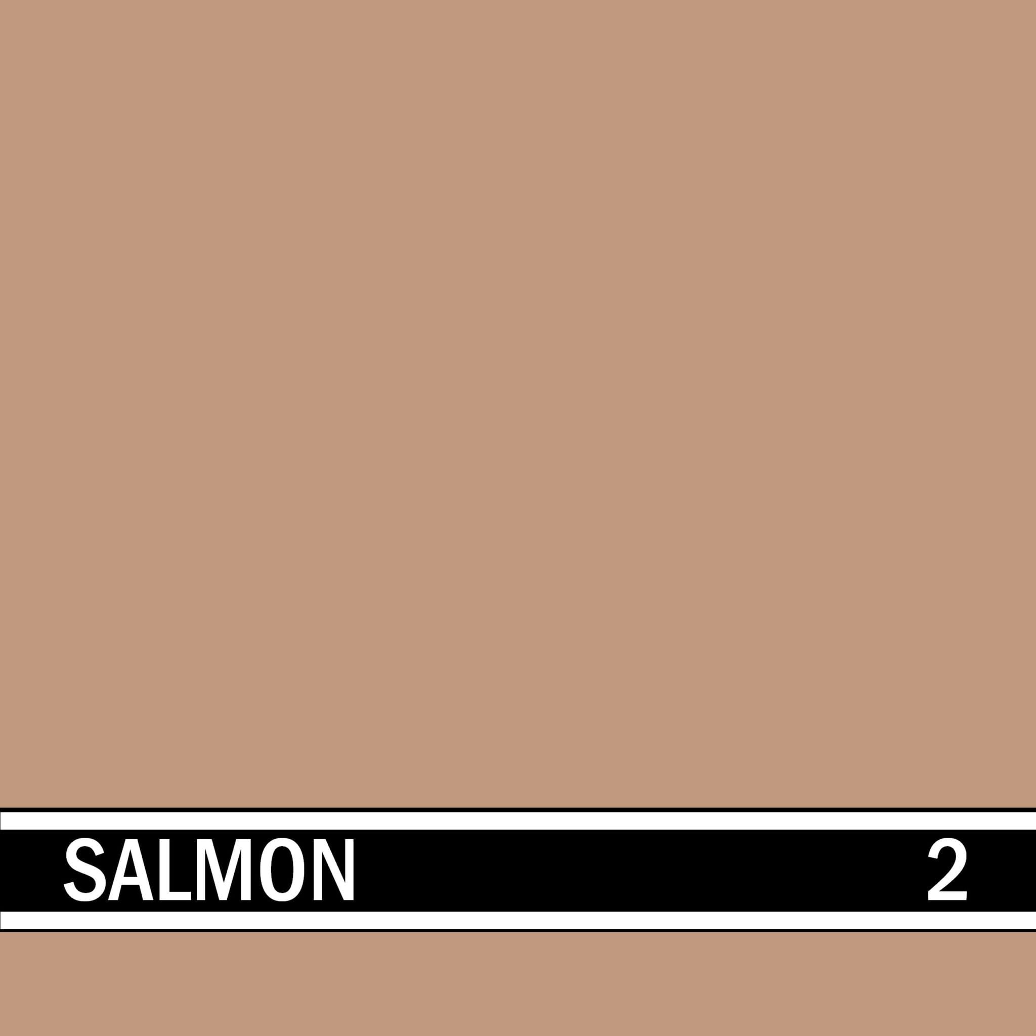 Salmon integral concrete color for stamped concrete and decorative colored concrete