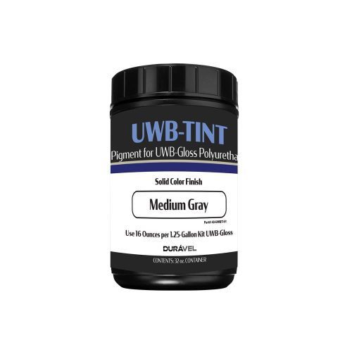 UWB-TINT is high solids pigment to be used specifically with UWB-Gloss polyurethane. Available in six colors. Adding UWB-Tint will not alter the pot life or cure time of the polyurethane.